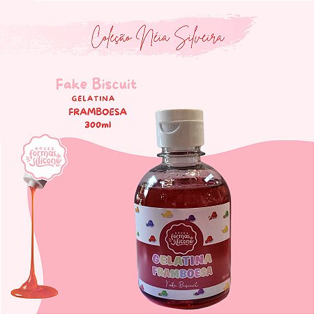 Gelatina Framboesa - Fake Biscuit
