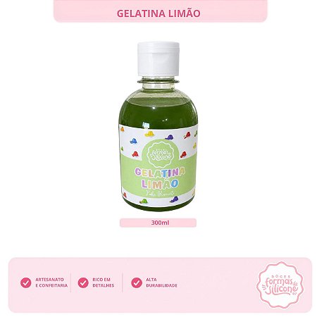 Gelatina Limão - Fake Biscuit