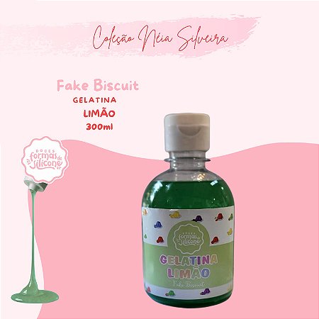 Gelatina Limão - Fake Biscuit
