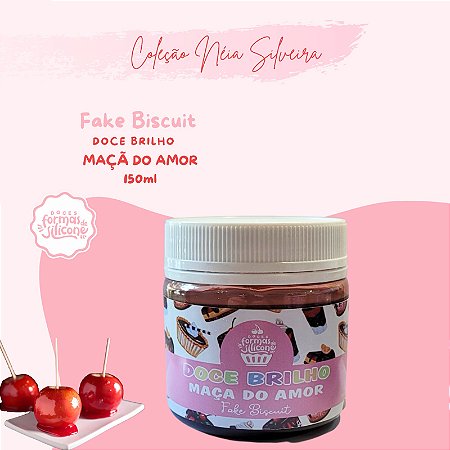 Doce Brilho Maçã do Amor - Fake Biscuit