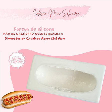 Molde de Silicone Cachorro Quente Realista