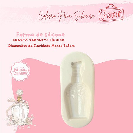 Molde de Silicone Frasco Sabonete Líquido