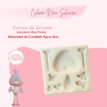 Molde de Silicone Galinho Multiuso