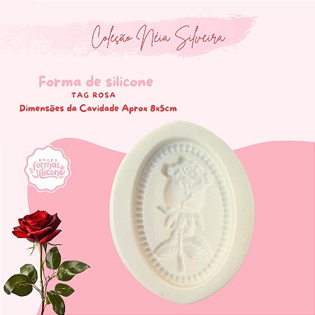 Molde de Silicone Tag Rosa
