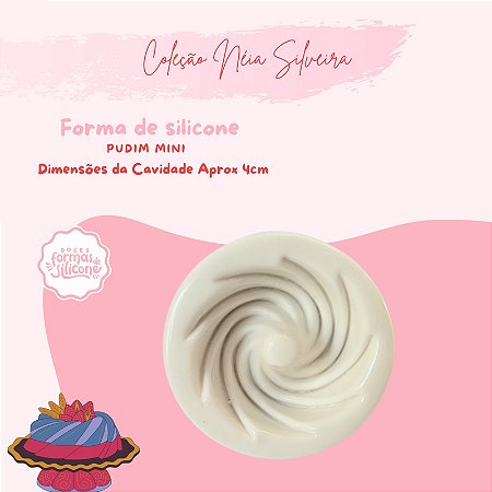 Molde de Silicone Pudim Mini
