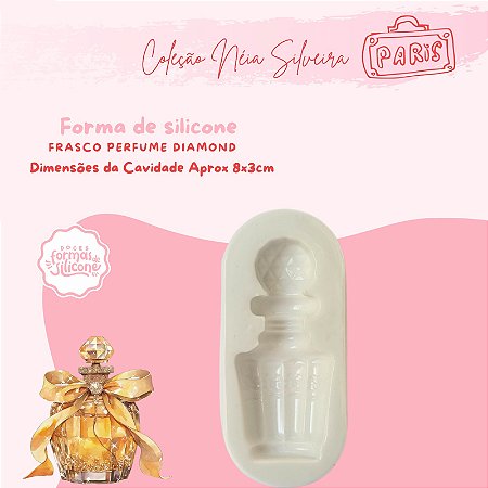 Molde de Silicone Frasco Perfume Diamond