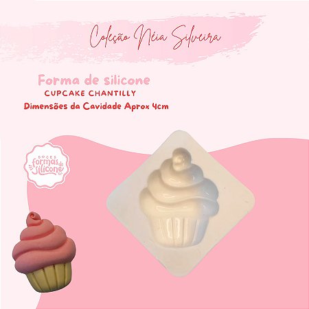 Molde de Silicone Cupcake Chantilly