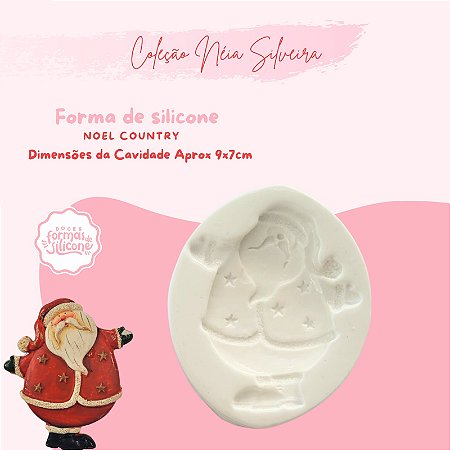 Molde de Silicone Noel Cowntry