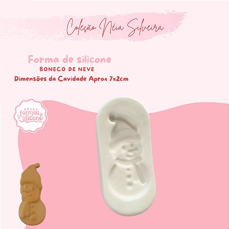 Molde de Silicone Boneco de Neve