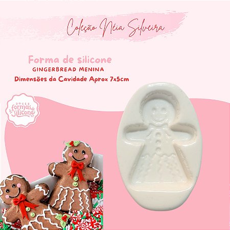 Molde de Silicone Gingerbread Menina