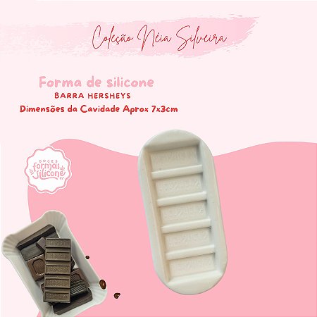 Molde de Silicone Barra Hersheys