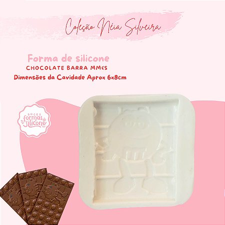 Molde de Silicone Chocolate Barra MM&S