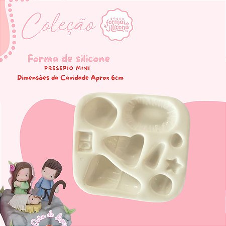 Molde de Silicone Presepio Mini