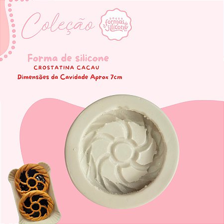 Molde de Silicone Crostatina Cacau