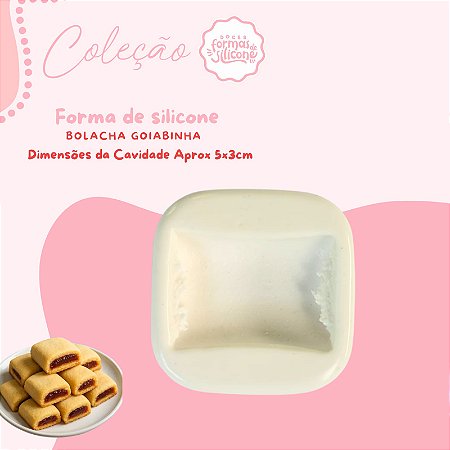 Molde de Silicone Bolacha Goiabinha