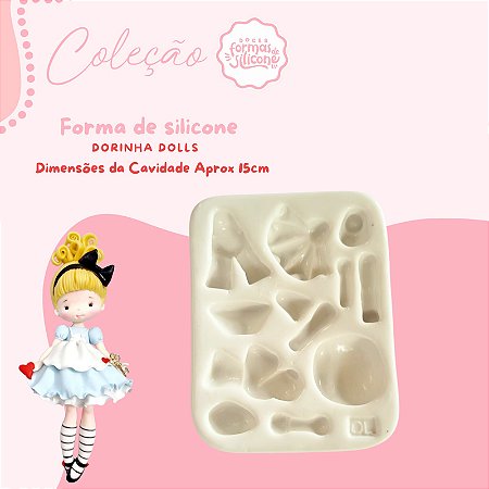 Molde de Silicone Dorinha Dolls