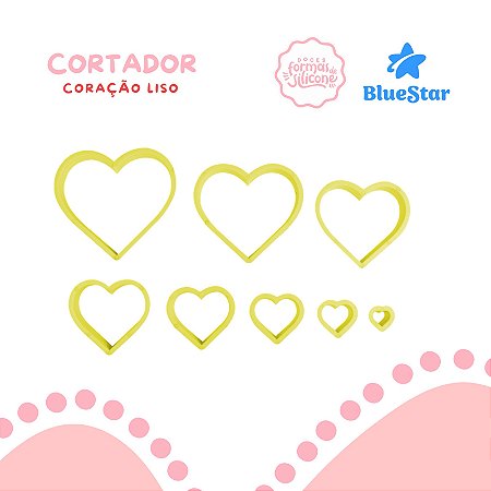 Cortador Coração Liso - Bluestar