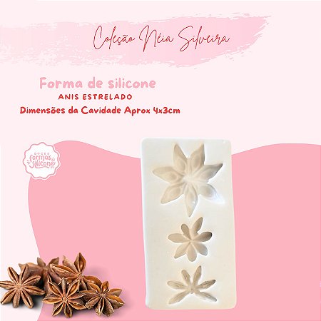 Molde de Silicone Anis Estrelado
