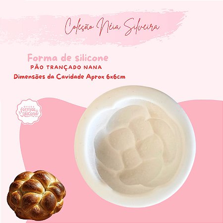 Molde de Silicone Pão Trançado Nana