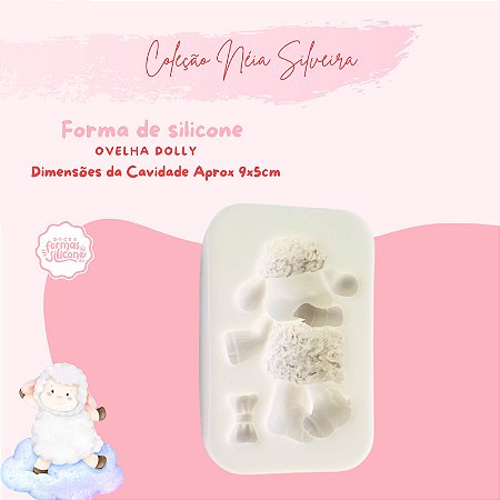 Molde de Silicone Ovelha Dolly