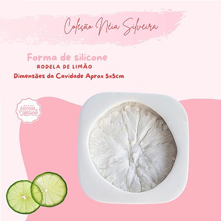 Molde de Silicone Rodela de Limão