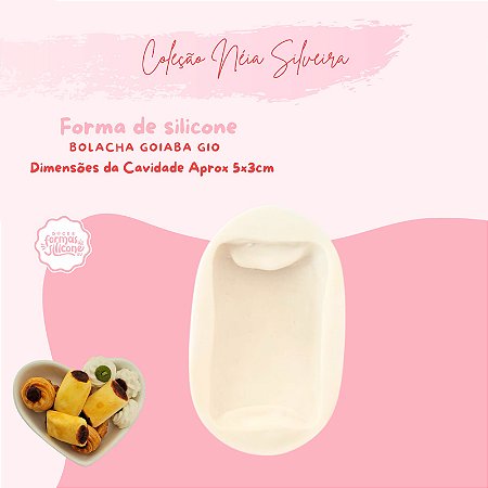 Molde de Silicone Bolacha Goiaba Gio