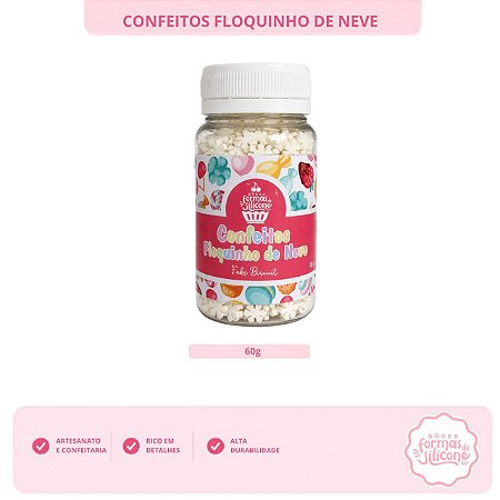 Confeitos Floquinhos de Neve