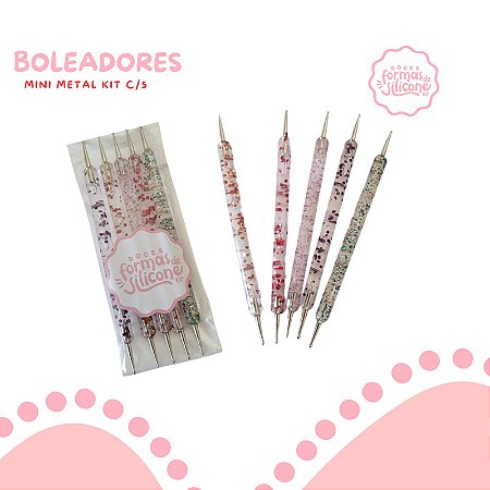 Boleadores Mini Metal Kit c/ 5