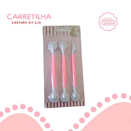 Carretilha Costura Kit c/ 3