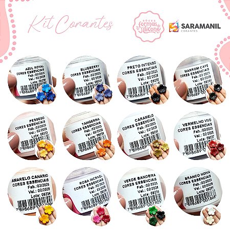 Kit Corantes Saramanil