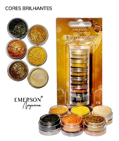 Pó Mágico Kit Cores Brilhantes