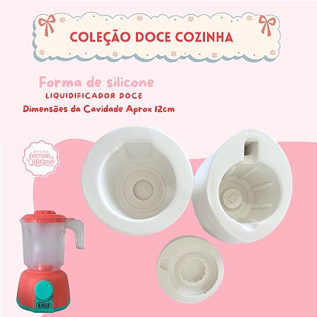 Forma de Silicone Liquidificador Doce 3D