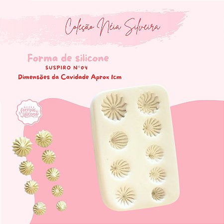 Forma de Silicone Suspiro N4