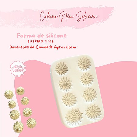 Molde de Silicone Suspiro N3