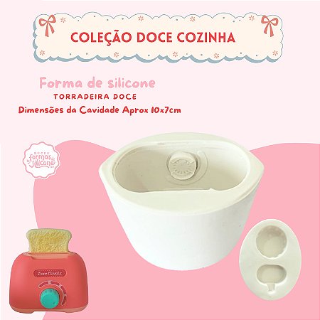 Molde de Silicone Torradeira Doce