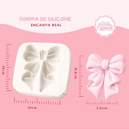 Moldes de Silicone Laço Encanto Real