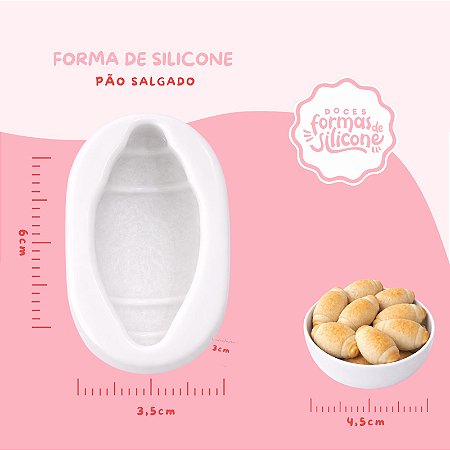 Molde de Silicone Pão Salgado