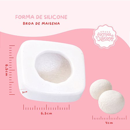 Molde de Silicone Broa de Maisena