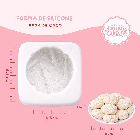 Molde de Silicone Broa de Coco