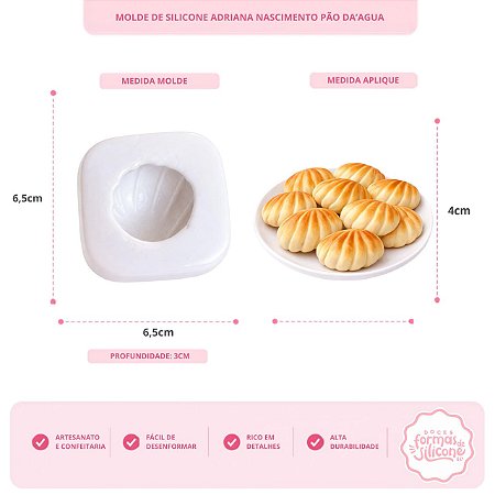 Molde de Silicone Pão D´Agua