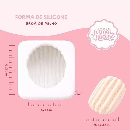 Molde de Silicone Broa de Milho