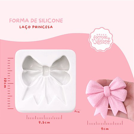Molde de Silicone Laço de Princesa