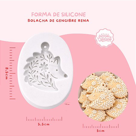 Molde de Silicone Gengibre Rena
