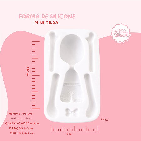 Molde de Silicone Mini Tilda