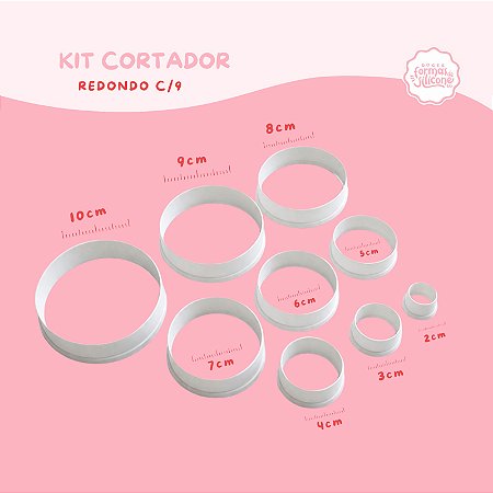 kit Cortador Redondo com 9