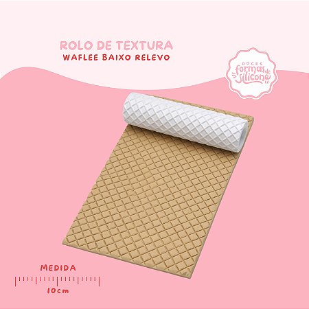 Rolo de Textura Waflee Baixo Relevo