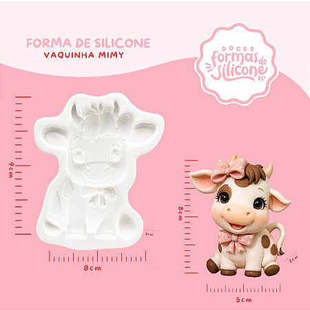 Molde de Silicone Vaquinha Mimy