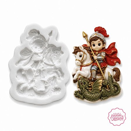 Molde Silicone São Jorge