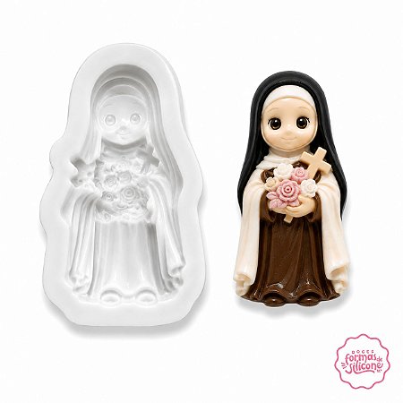Molde de Silicone  Santa Terezinha