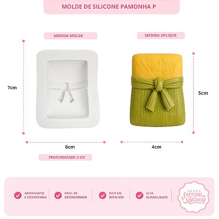 Molde De Silicone Pamonha P